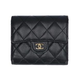 Chanel Small Flap Wallet Bag Black